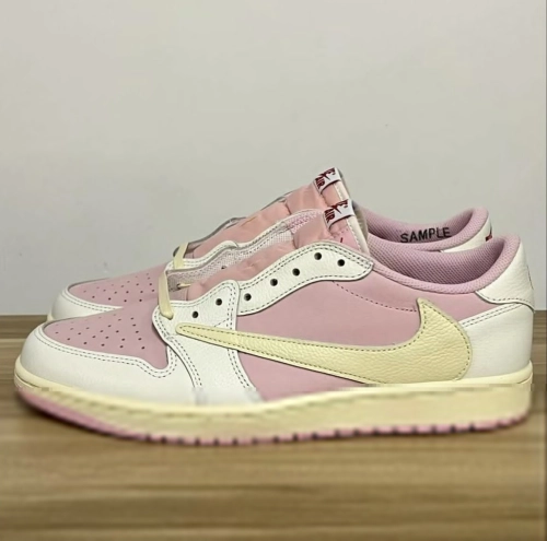  Perfectkicks   Travis Scott x Air Jordan 1 Low OG White Pink DM7866-600 review 