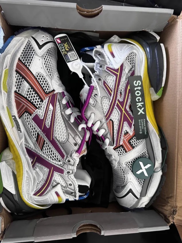  Perfectkicks Balenciaga Runner Silver Purple review Kdfgy