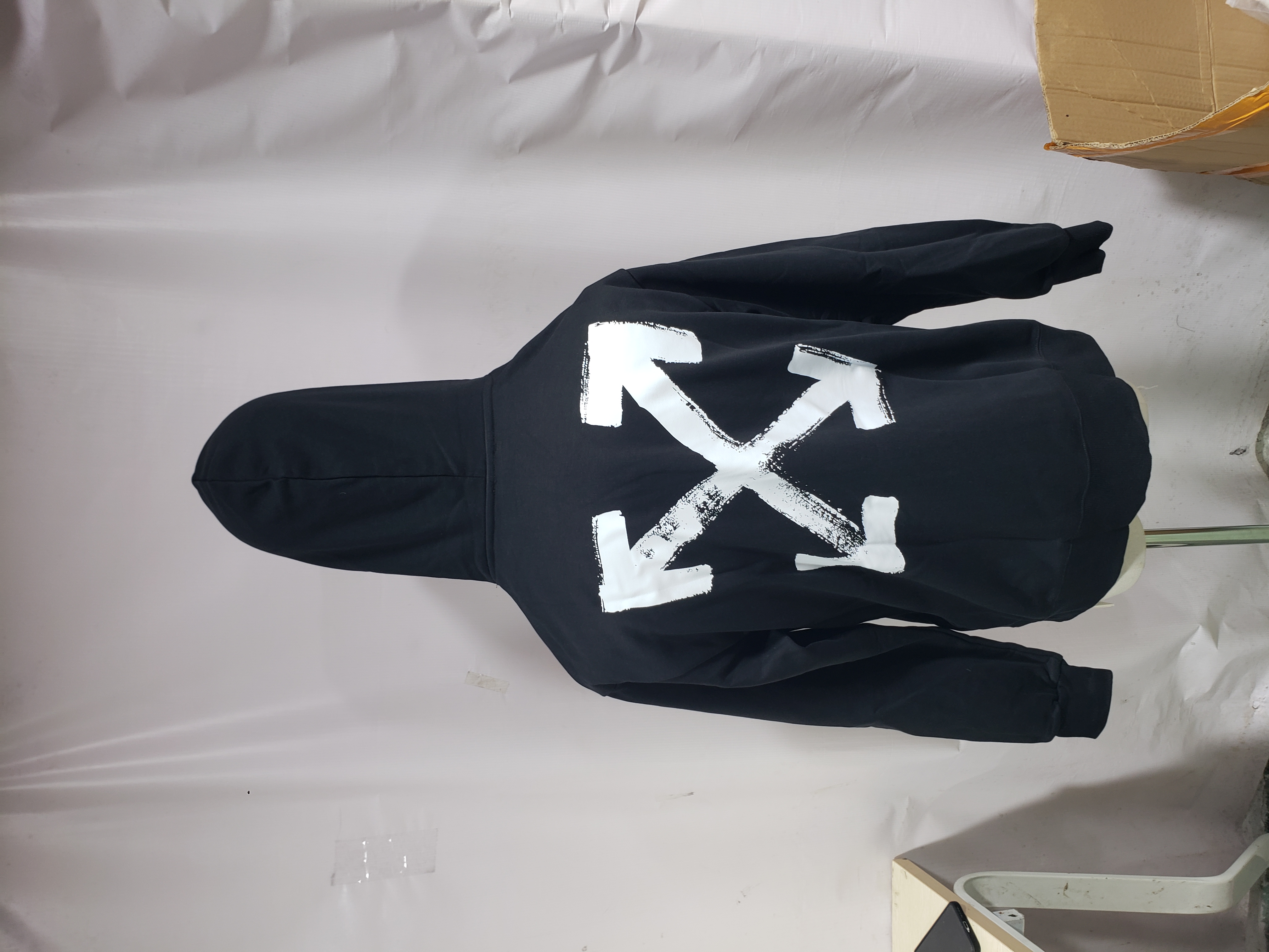  Off White Hoodie Black/White, hct6108 review Azdjcndn 02