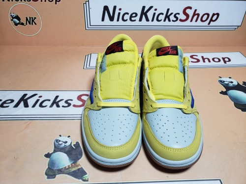  Perfectkicks Jordan 1 Retro Low OG SP Travis Scott Canary, DZ4137-700 review 