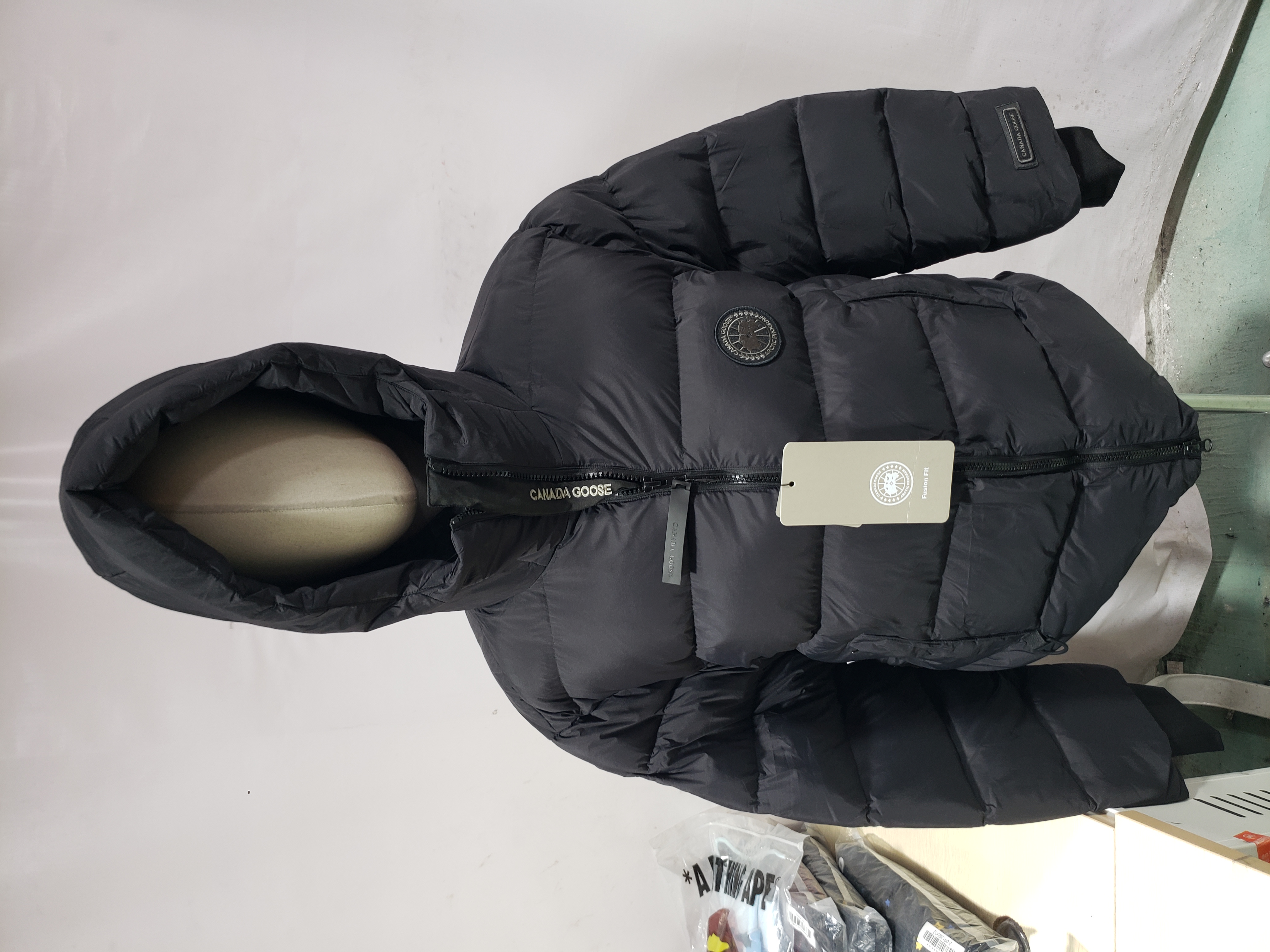 Canada goose Ouyang Nana's same style down jacket Green / Black review Modjfgvifu 00