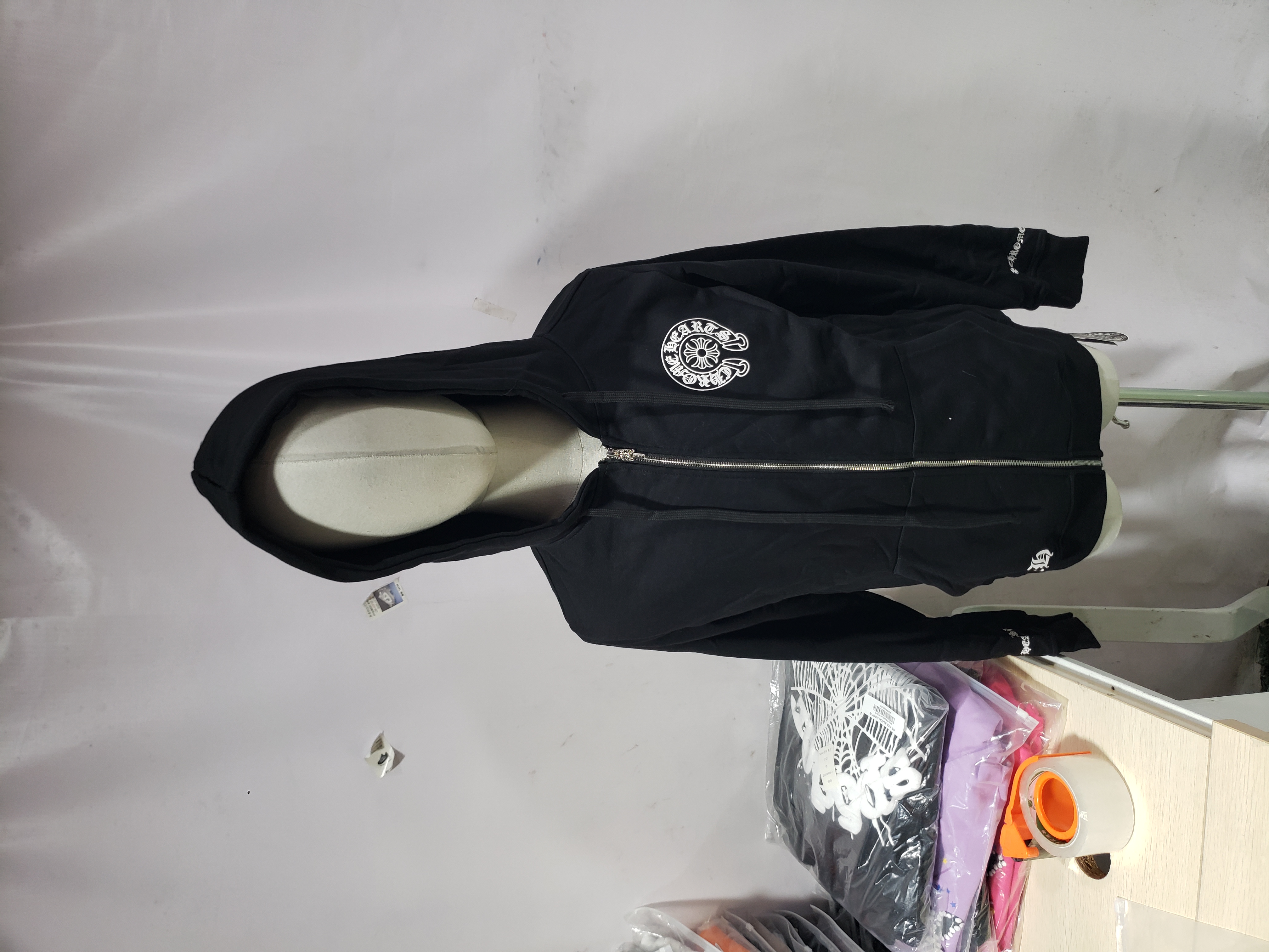  Chrome Hearts cross flower arm Hoodie review Koxdvo 00