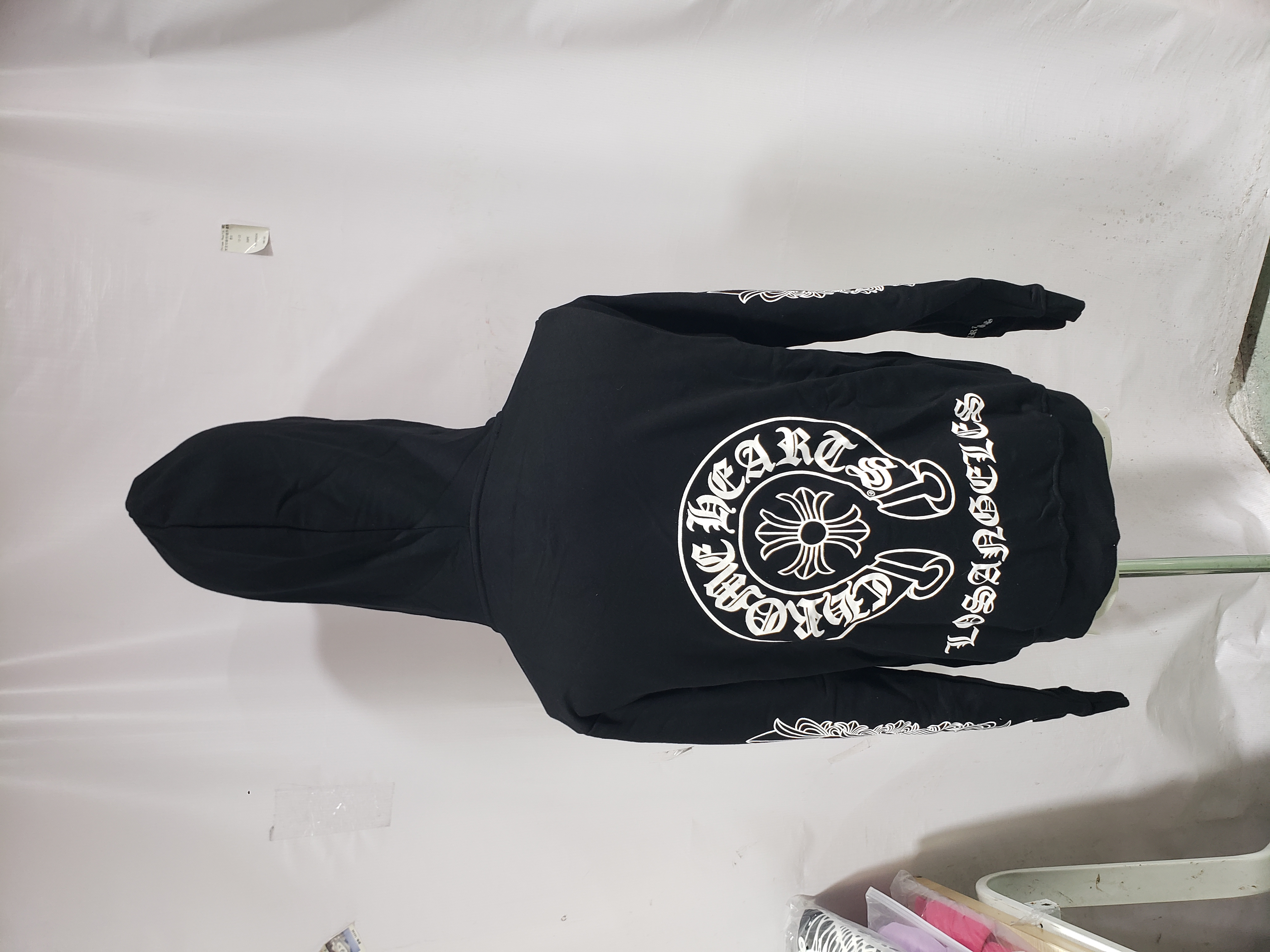  Chrome Hearts cross flower arm Hoodie review Koxdvo 02