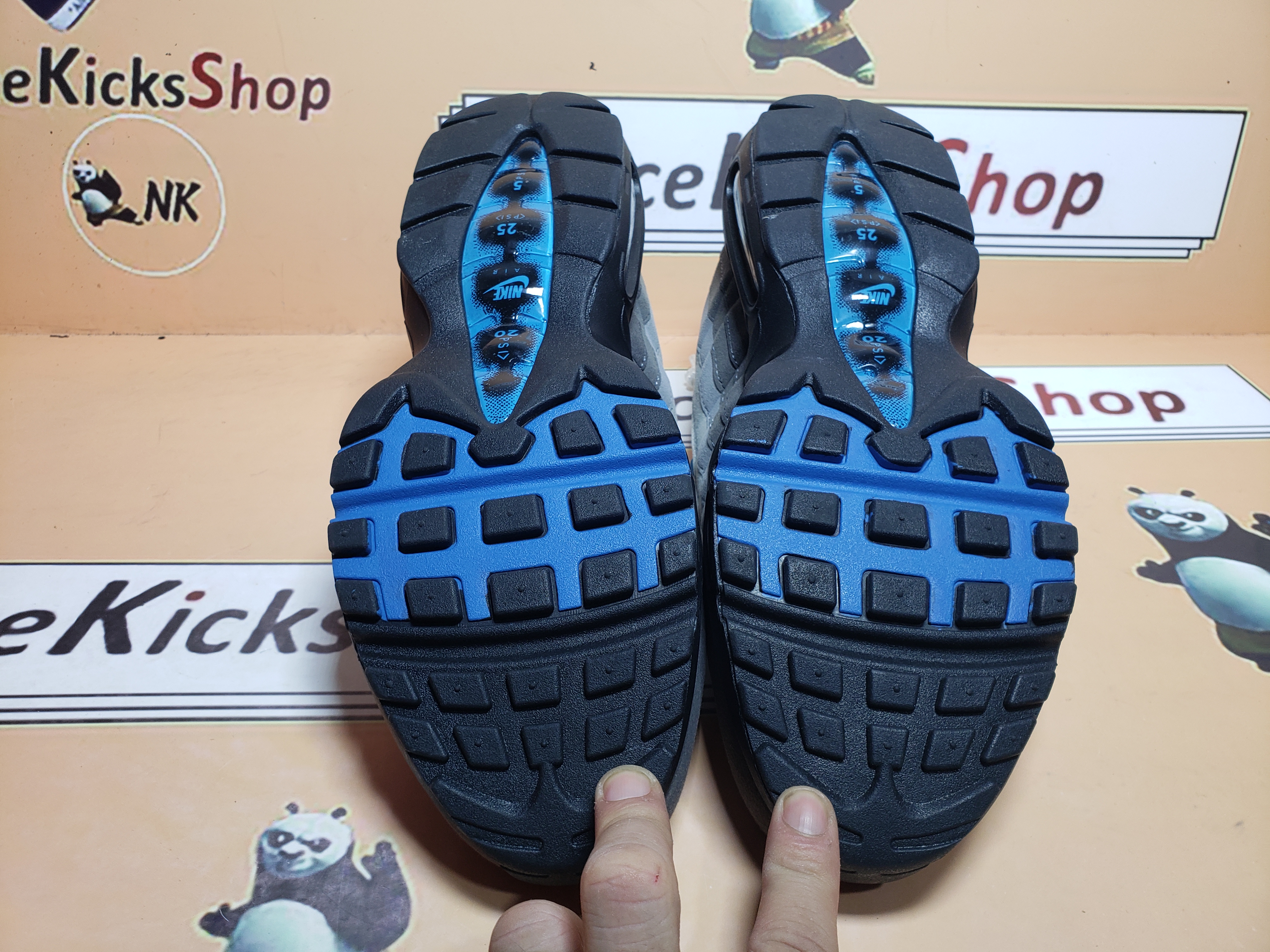 Perfectkicks Nike Air Max 95 Grey Blue 609048-104 review Bdffdw 04