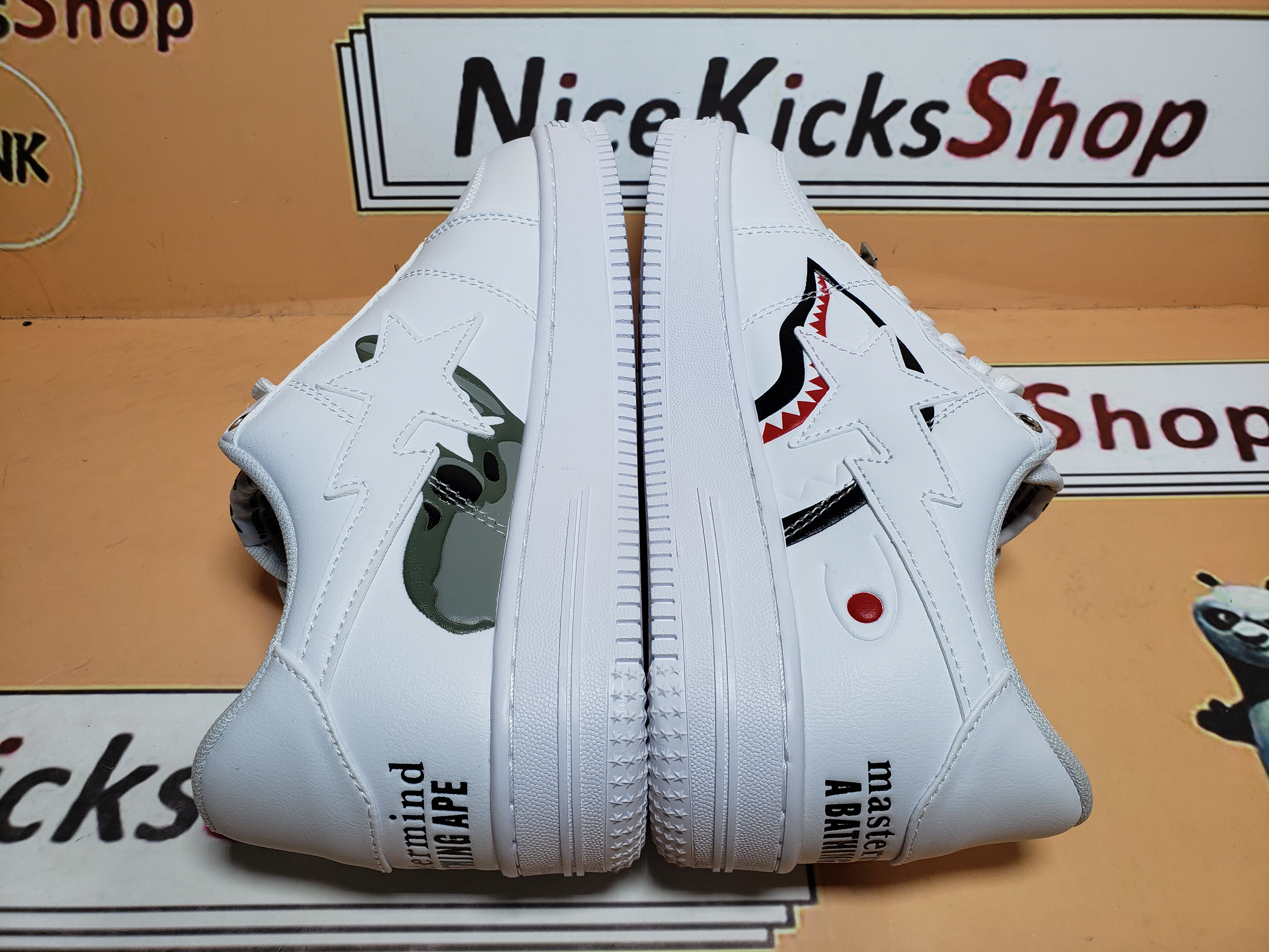 GET A BATHING APE Bape STA White Shark Collaboration IG73-191-914 review Dfgbgfjg 02