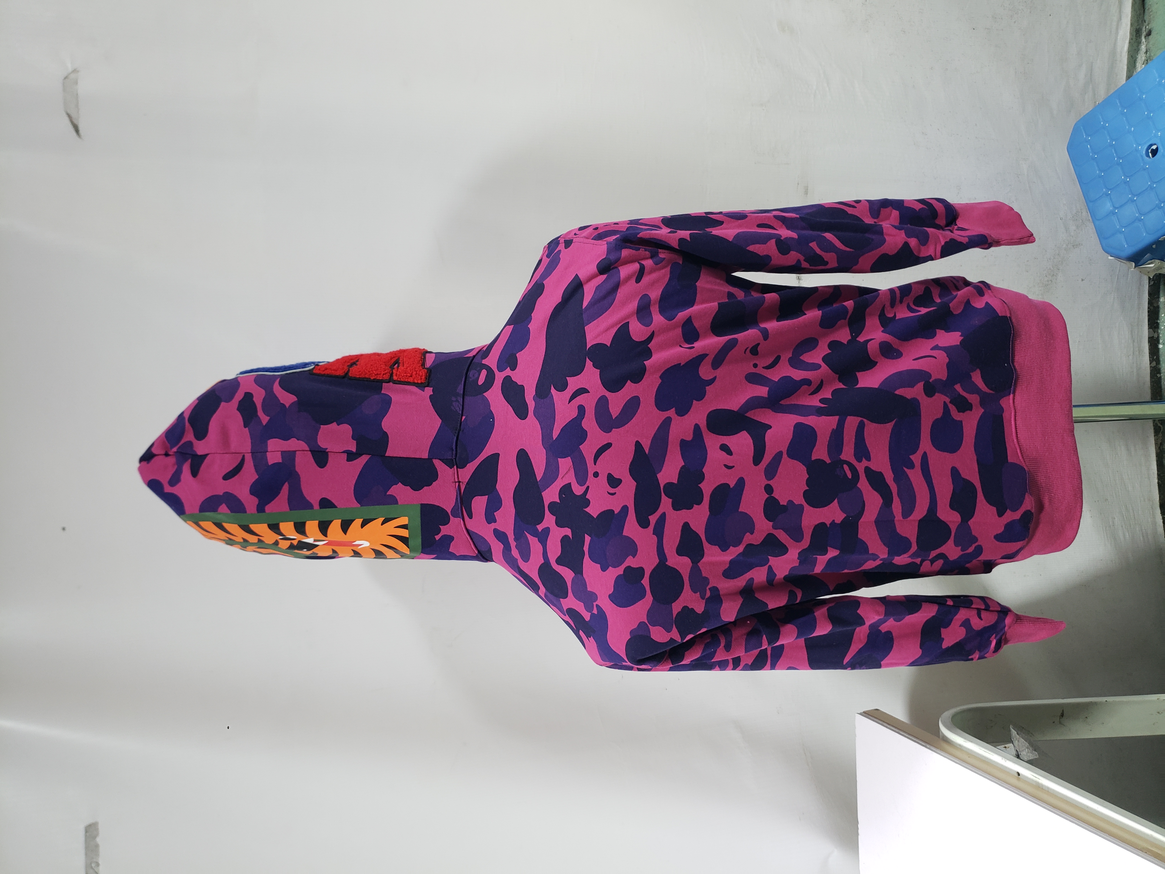  BAPE Color Camo Shark Full Zip Hoodie Purple review Wdfge 03