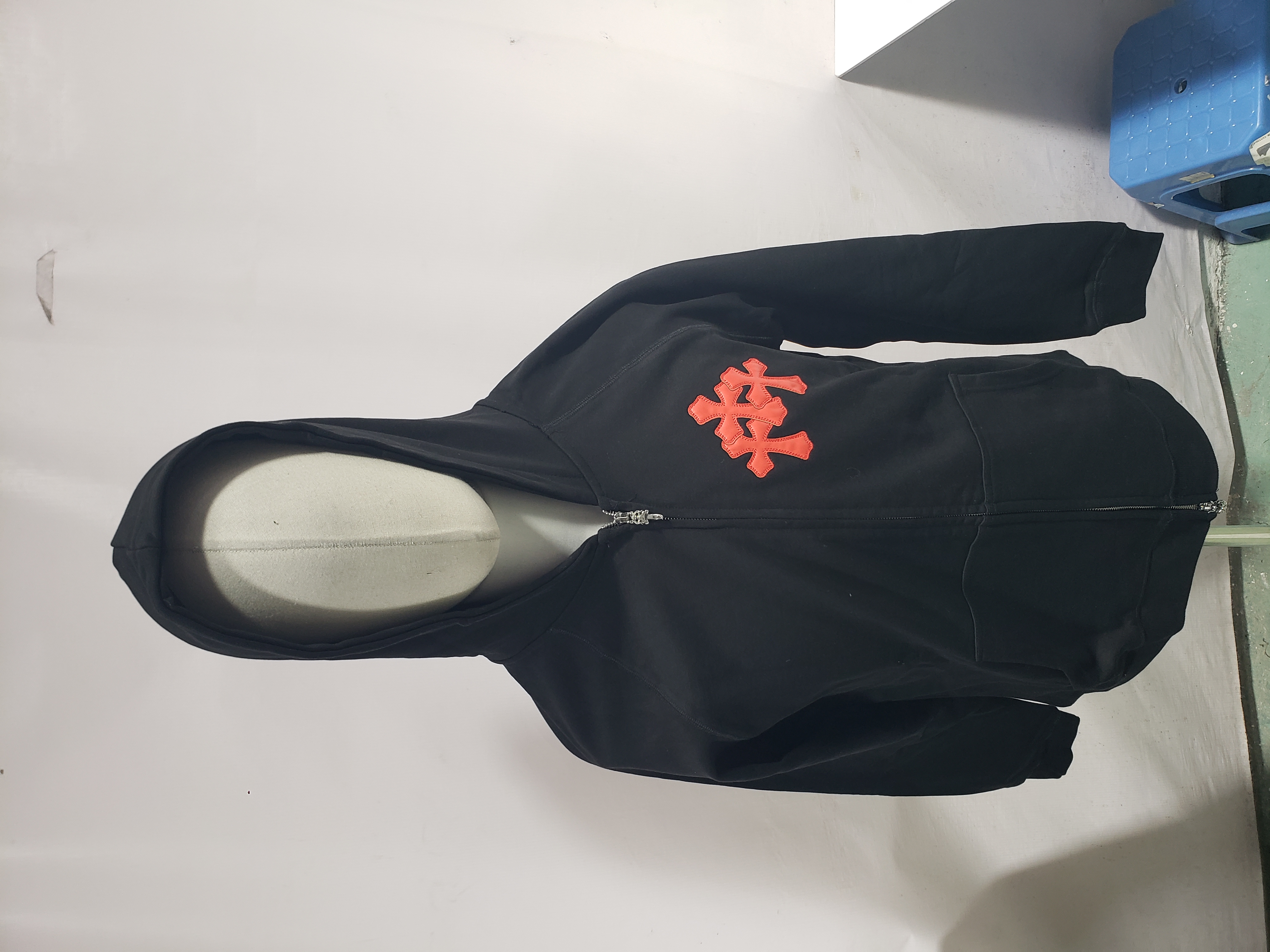  Chrome Hearts red patch zipper Hoodie review Efxgvfr 00