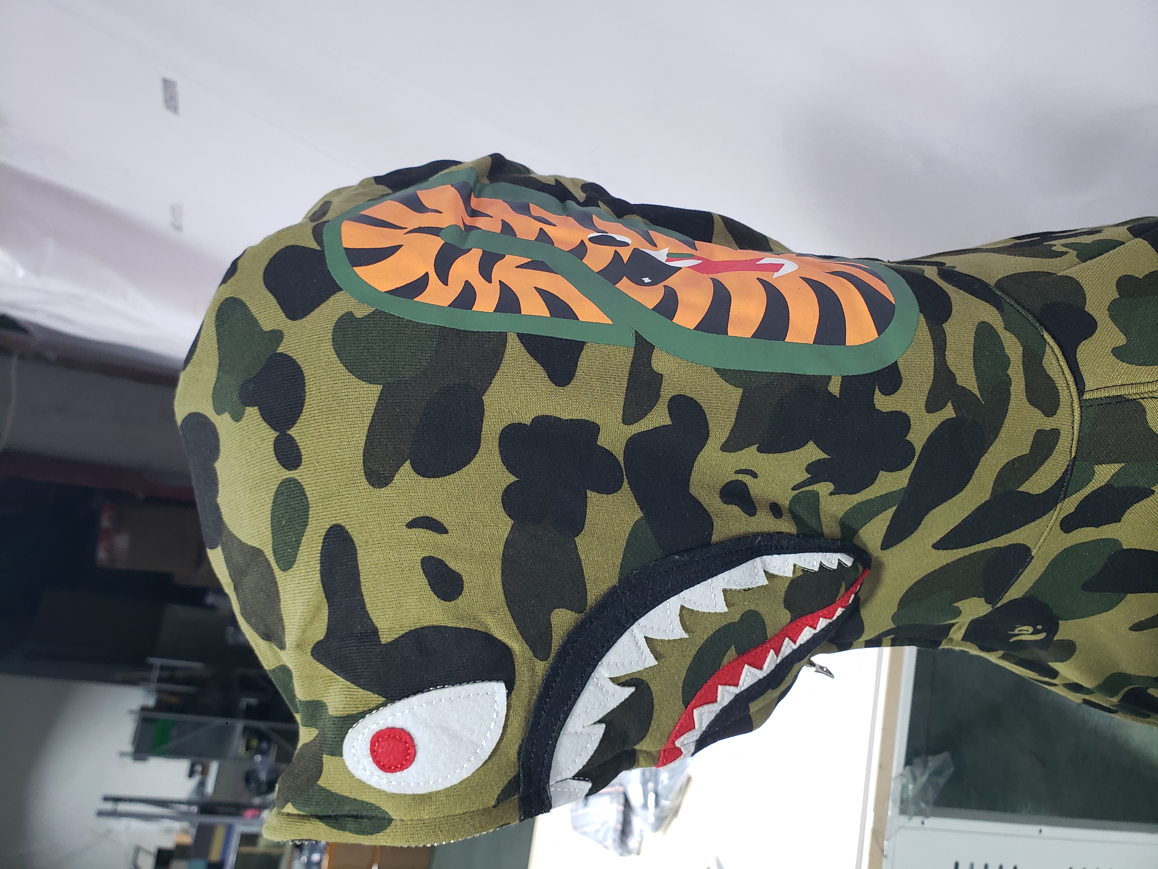  BAPE 1st Camo Shark Full Zip Hoodie Green review Cfbfy 02