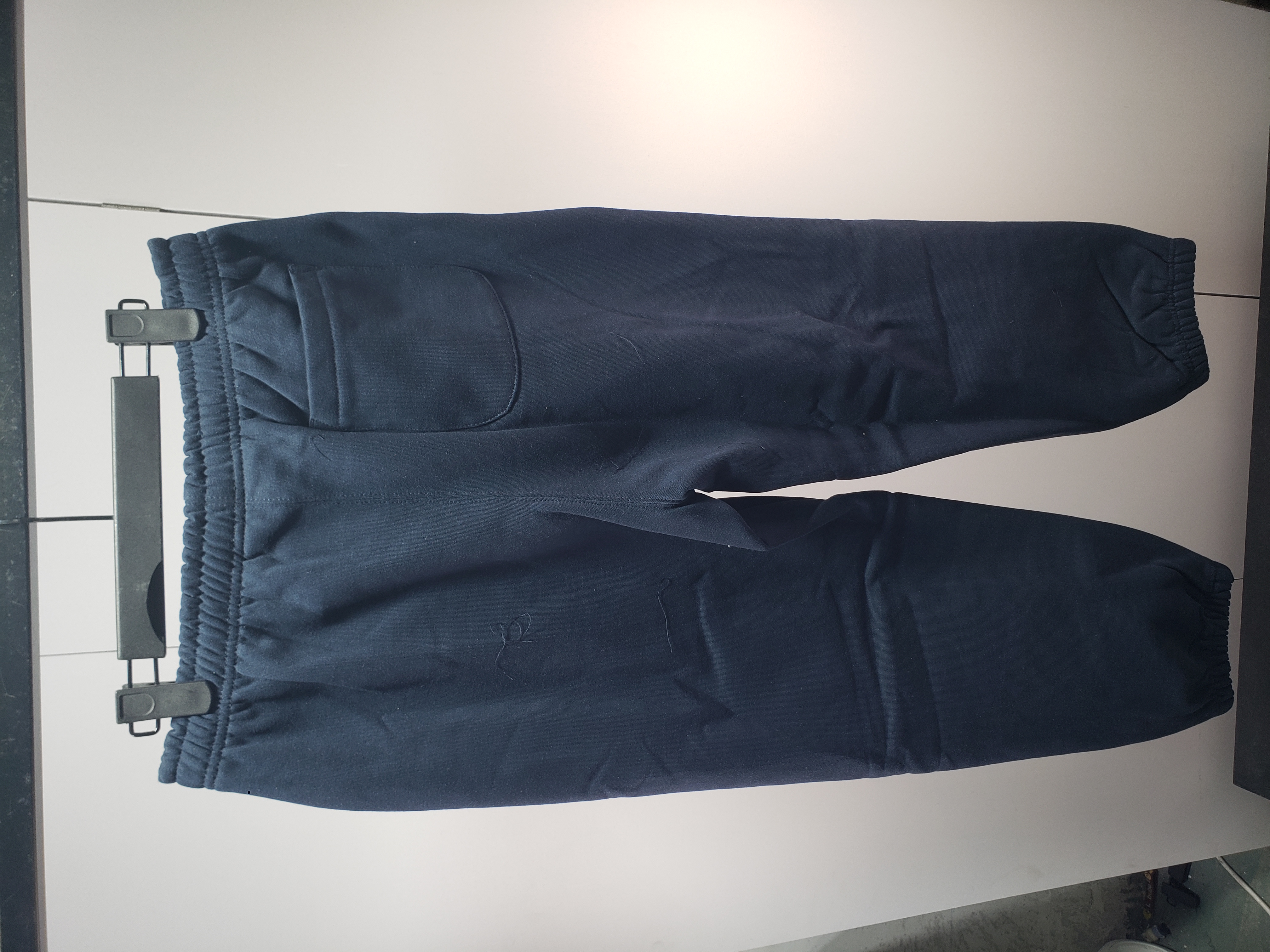 Supreme Satin Appliqué Sweatpant Navy pants review Axvs 02