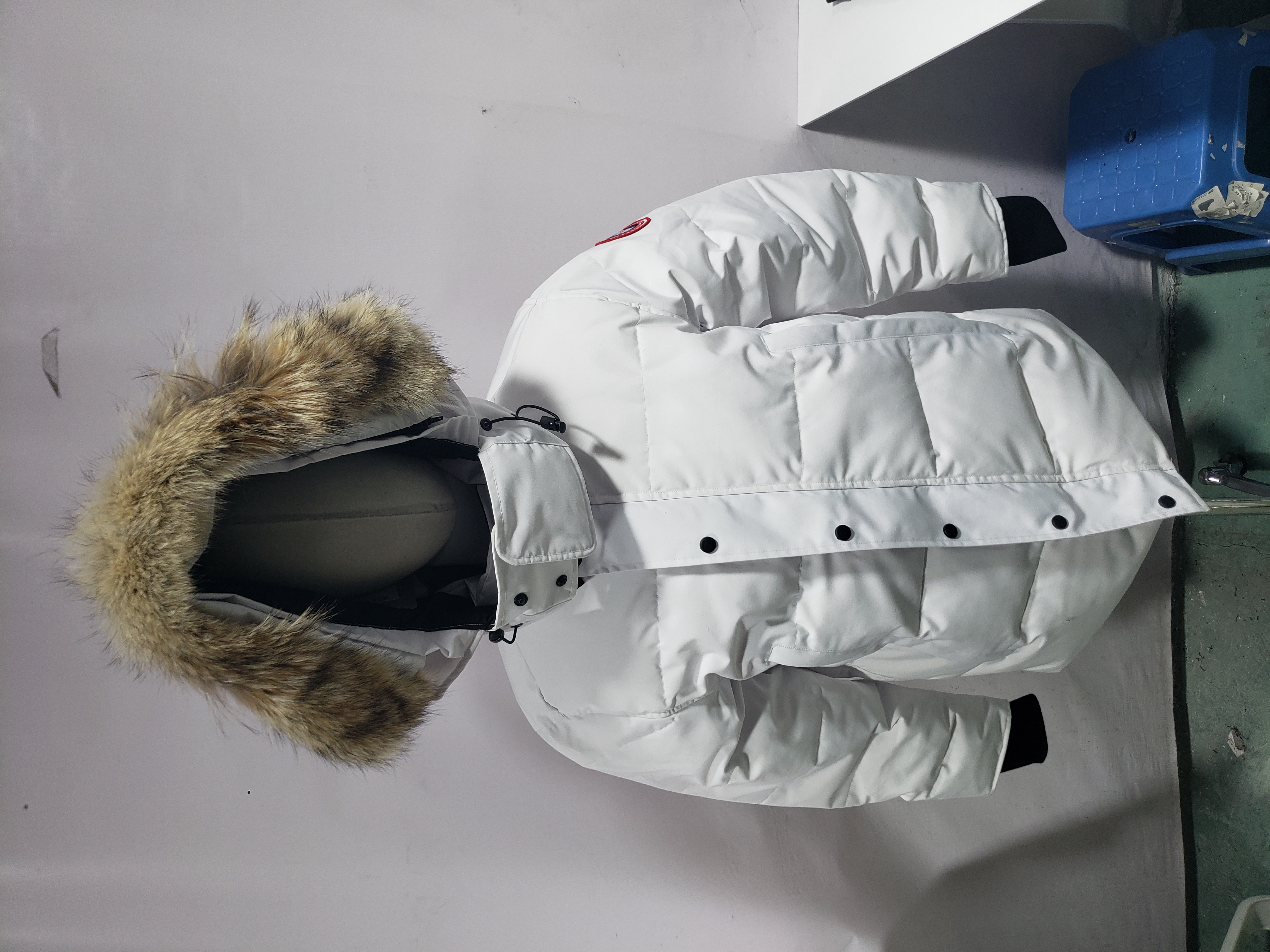 Canada goose S388M Classic Parker Down Jacket 29 White/Black/Gray/Dark blue review Sfdfre 00