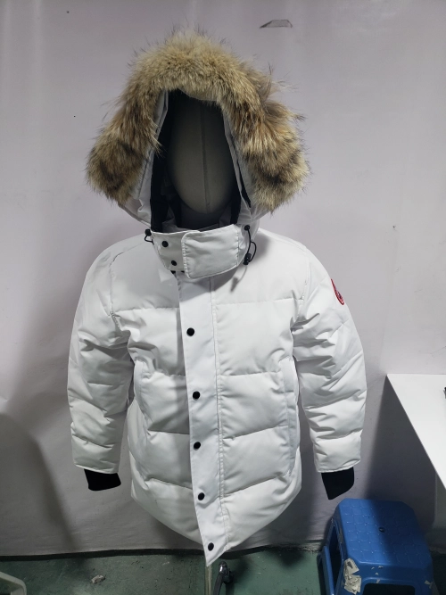 Canada goose S388M Classic Parker Down Jacket 29 White/Black/Gray/Dark blue review 