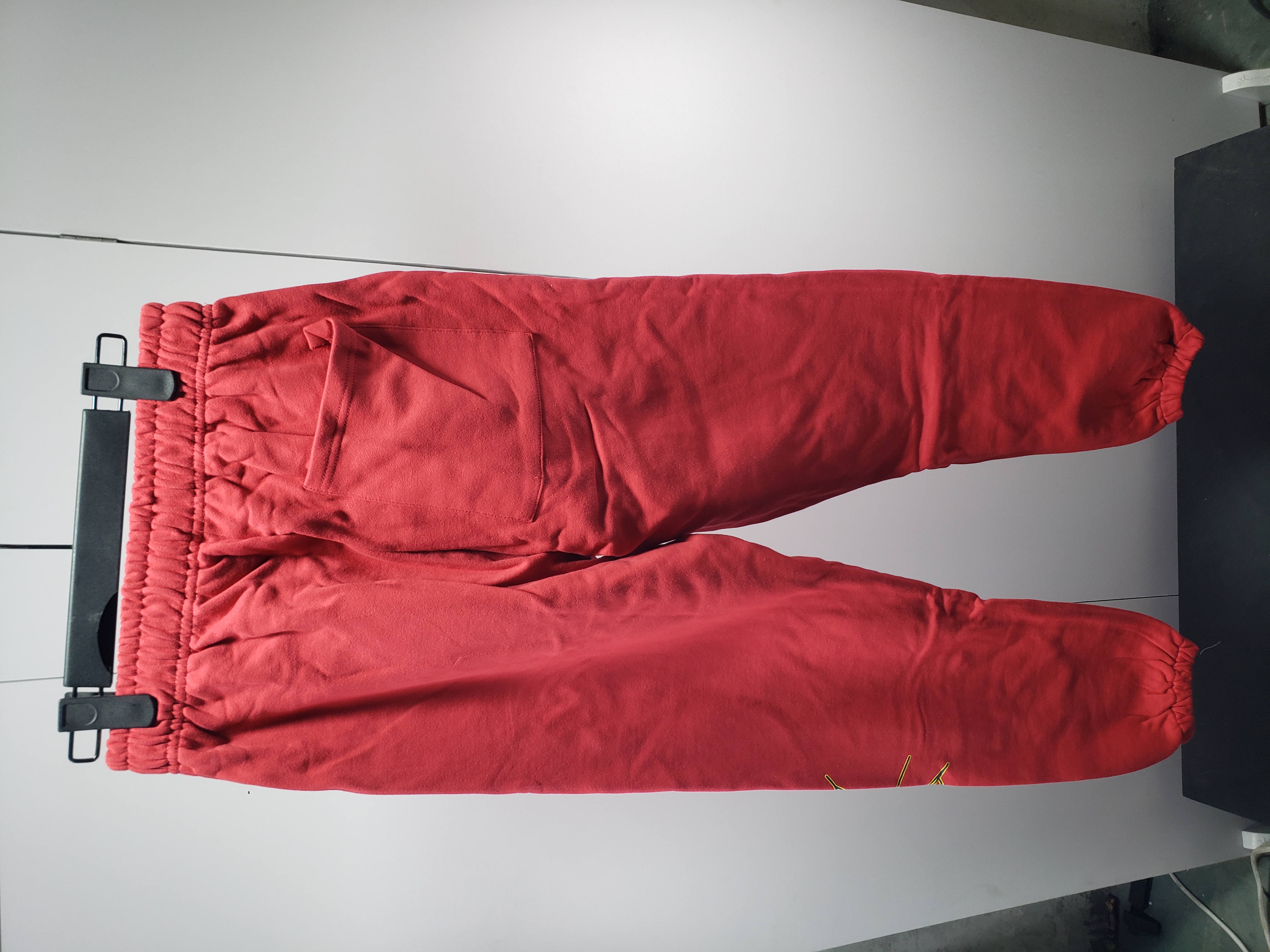  PK Sp5der Logo Maroon Sweatpants review Adsg 02