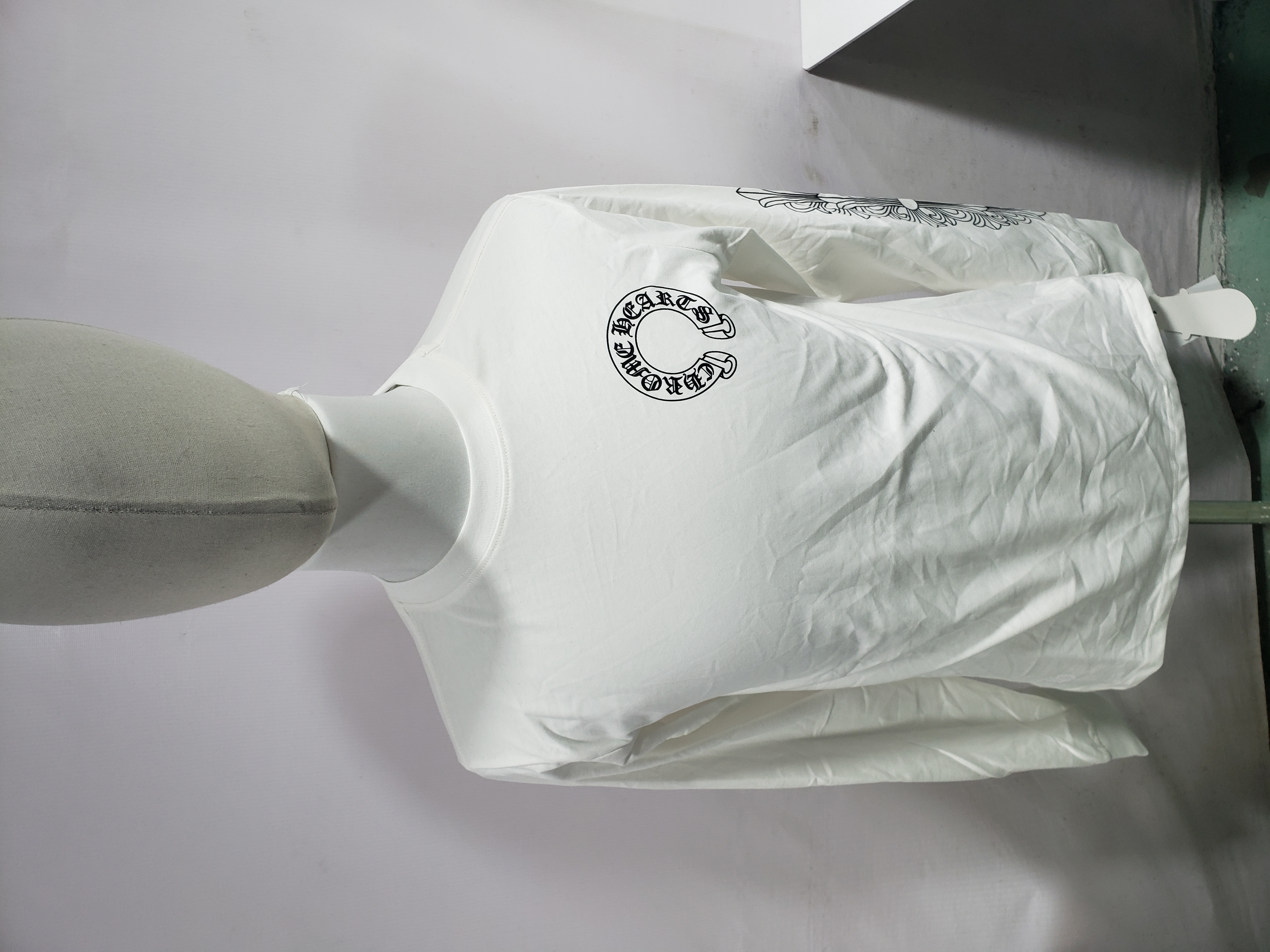 Chrome Hearts Sanskrit pattern long-sleeved T-shirt White review Dfcbgg 00