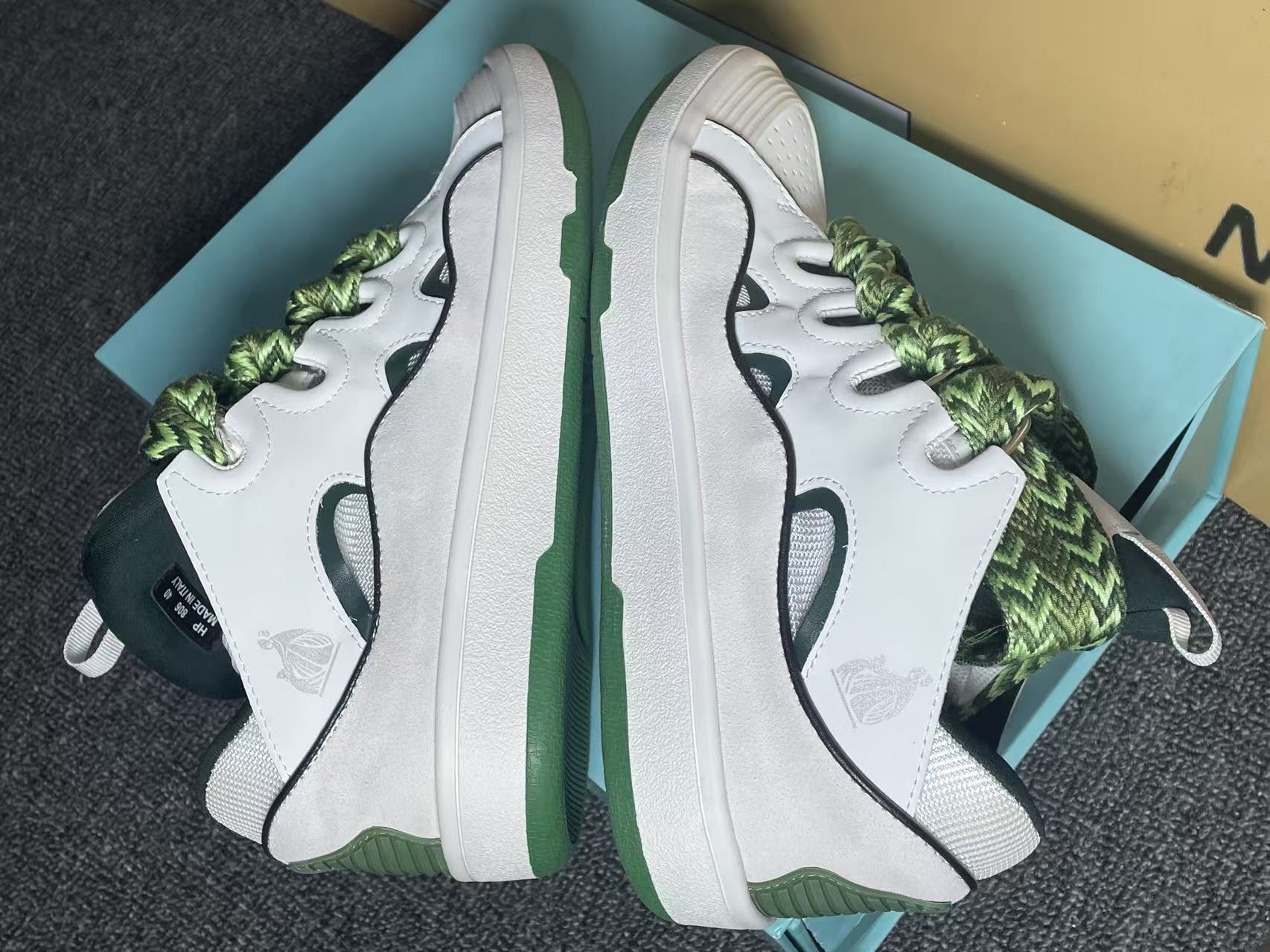  Perfectkicks LANVIN White White Green review Rdfge 02