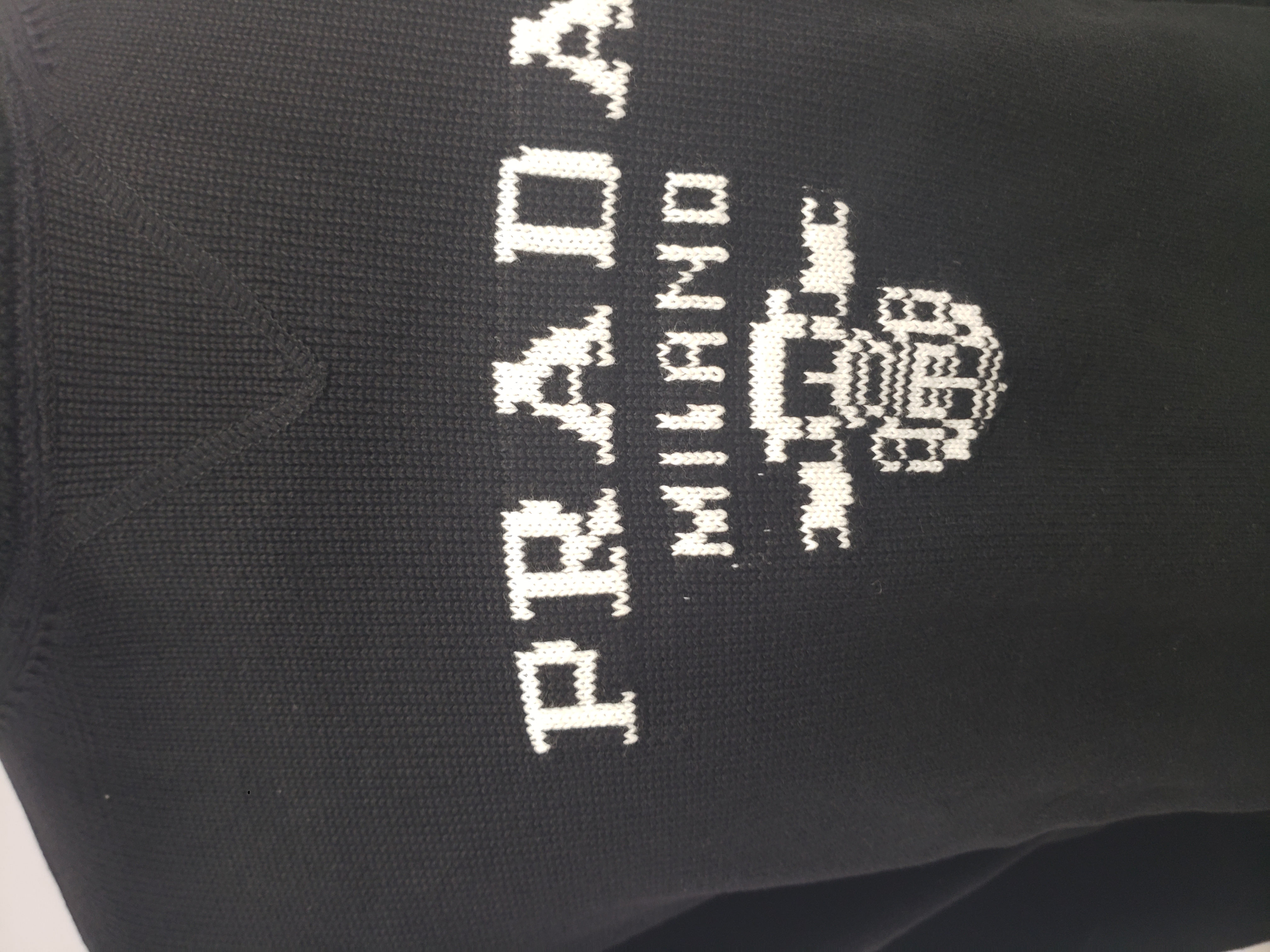  Prada floral logo sweater with large chest logo 1902 review Nlkoc 01