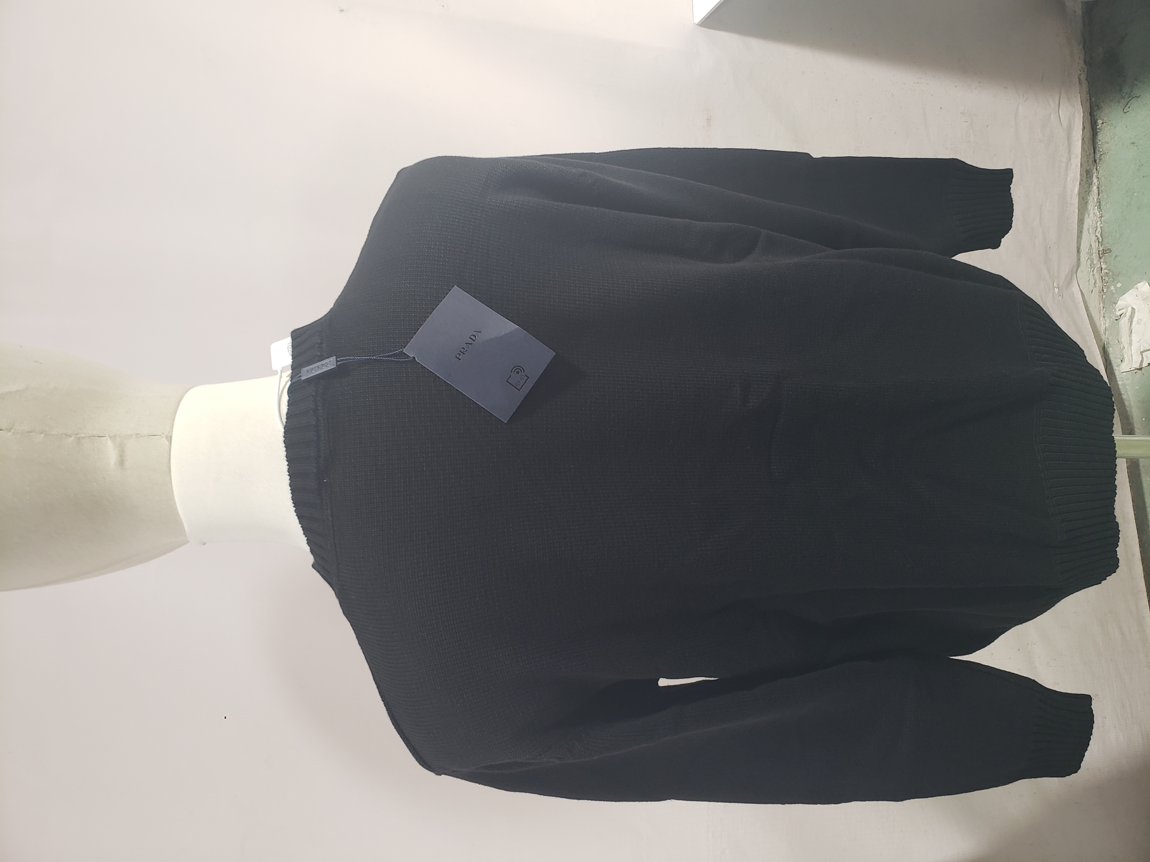  Prada floral logo sweater with large chest logo 1902 review Nlkoc 02