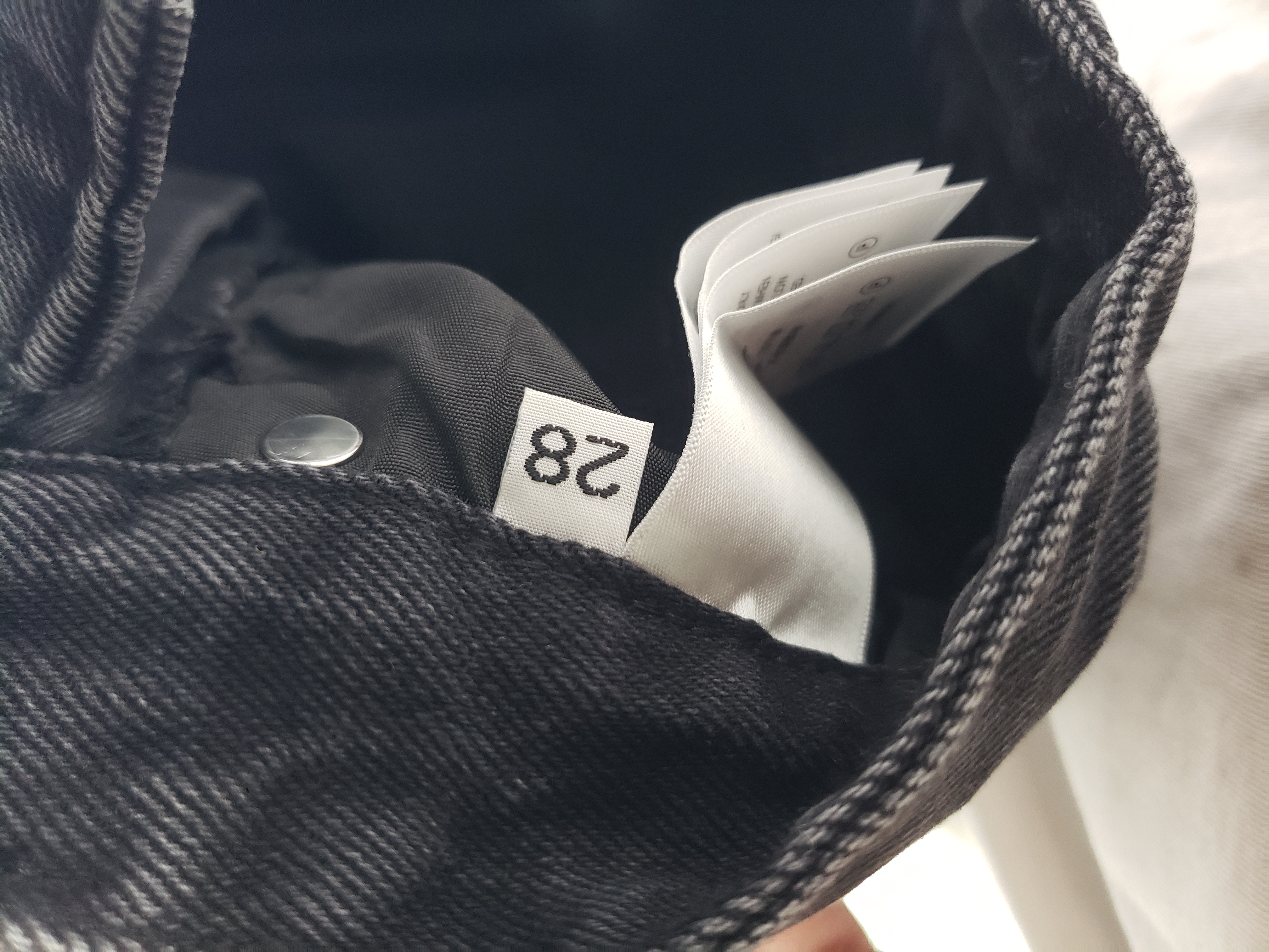  Balenciaga/Adidas joint three-bar ribbon washed Jeans 1 review Rtryt 00