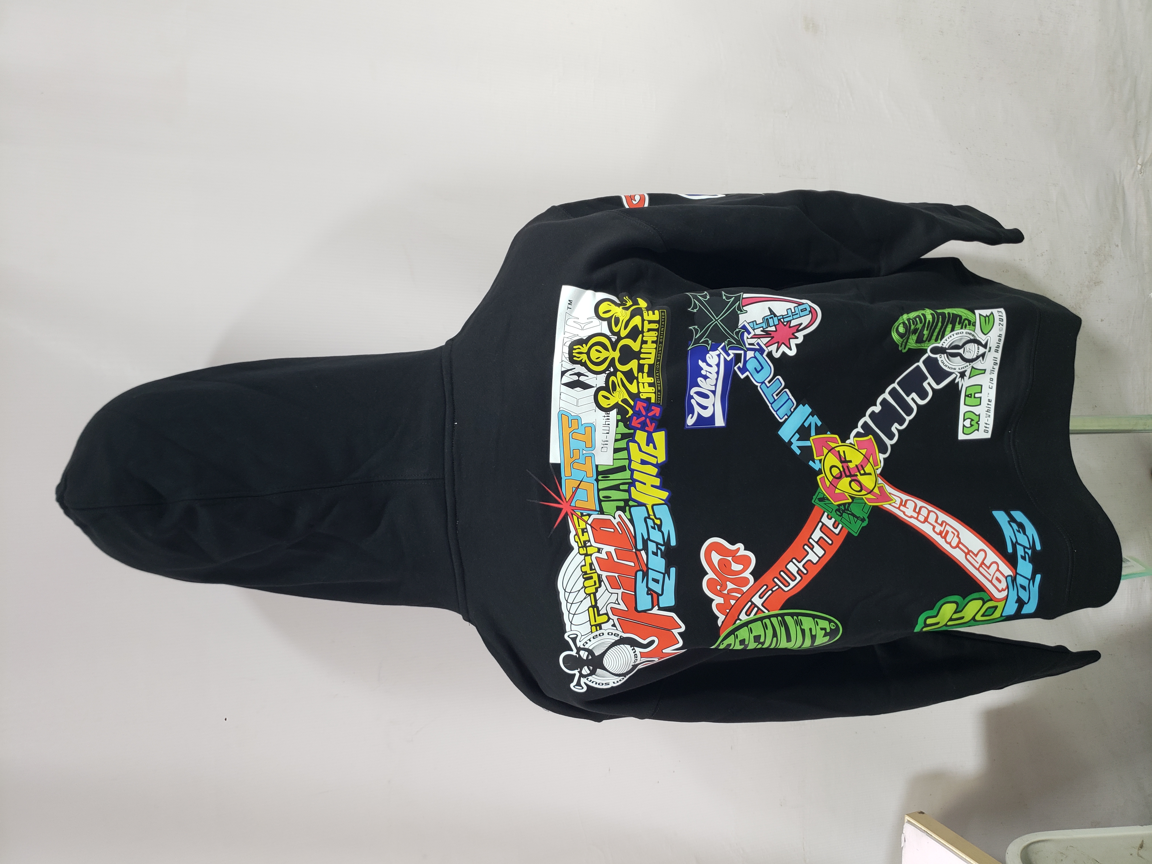  Off White Hoodie Colored trademark arrow review Tdgw 03