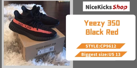 Perfectkicks Yeezy Boost 350 V2 Black Red,CP9612