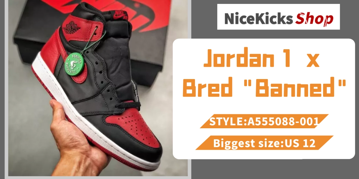 GET Jordan 1 Retro Bred 