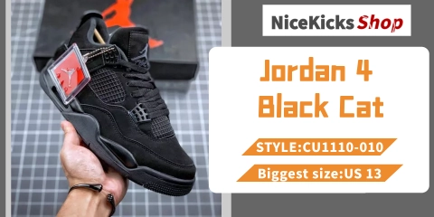 Perfectkicks Jordan 4 Retro Black Cat ,CU1110-010