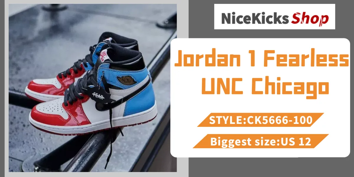 Perfectkicks Jordan 1 Retro High Fearless UNC Chicago,CK5666-100