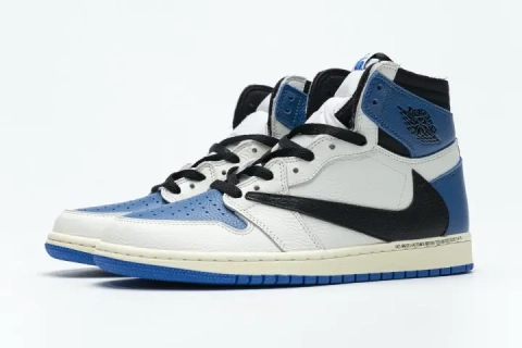 Release Version of the Travis Scott x Fragment x Air Jordan 1 High OG