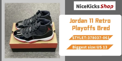 Perfectkicks Jordan 11 Retro Playoffs Bred,378037-061