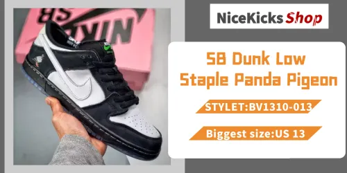 Perfectkicks SB Dunk Low Staple Panda Pigeon,BV1310-013