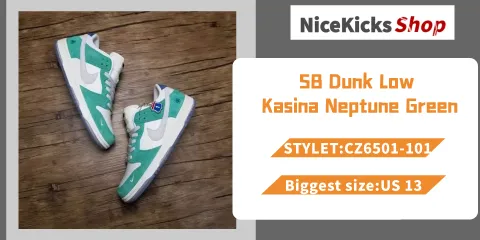Perfectkicks SB Dunk Low Kasina Neptune Green,CZ6501-101