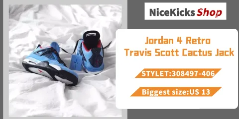 Perfectkicks Jordan 4 Retro Travis Scott Cactus Jack,308497-406