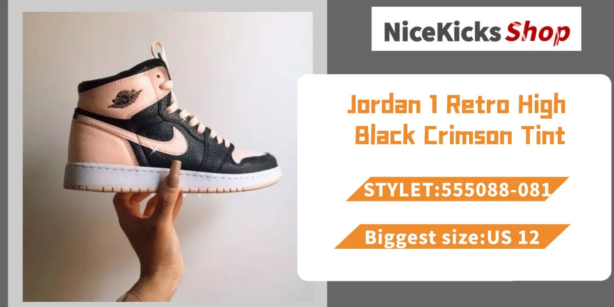 Perfectkicks Jordan 1 Retro High Black Crimson Tint,555088-081