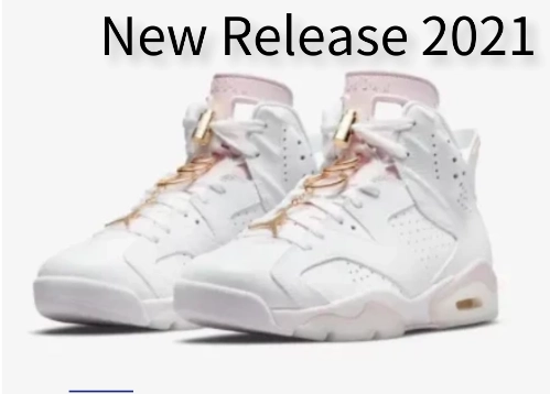 New release of Air Jordan 6 Gold Hoops