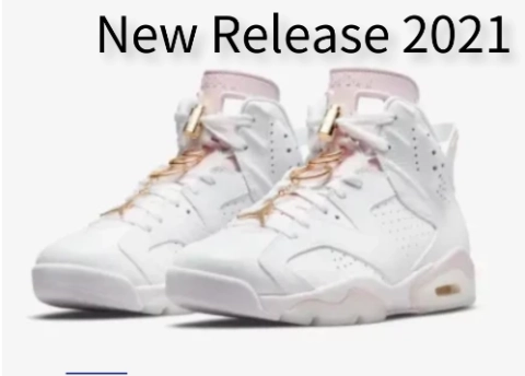 New release of Air Jordan 6 Gold Hoops