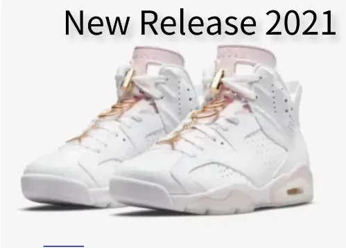 New release of Air Jordan 6 Gold Hoops