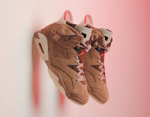 Best Look Yet At The Travis Scott x Air Jordan 6 “British Khaki”