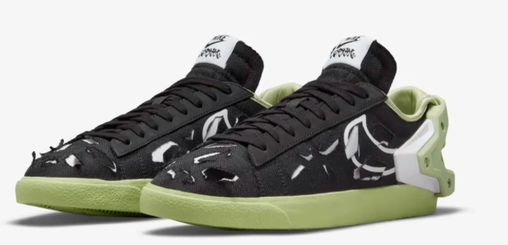 Official Images Of The ACRONYM x Nike Blazer Low “Black”