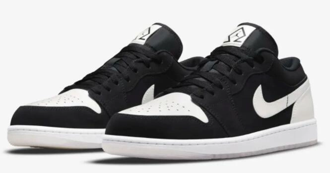 Air Jordan 1 Low Top SE Black and White
