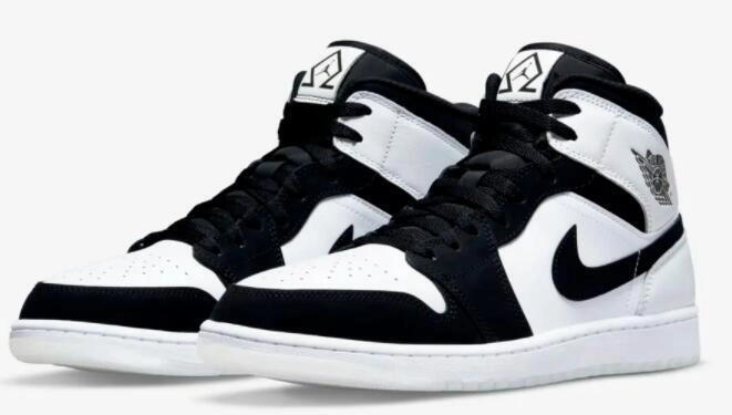 Air Jordan 1 Mid Tube SE White and Black