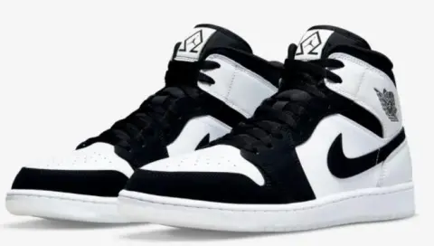 Air Jordan 1 Mid Tube SE White and Black