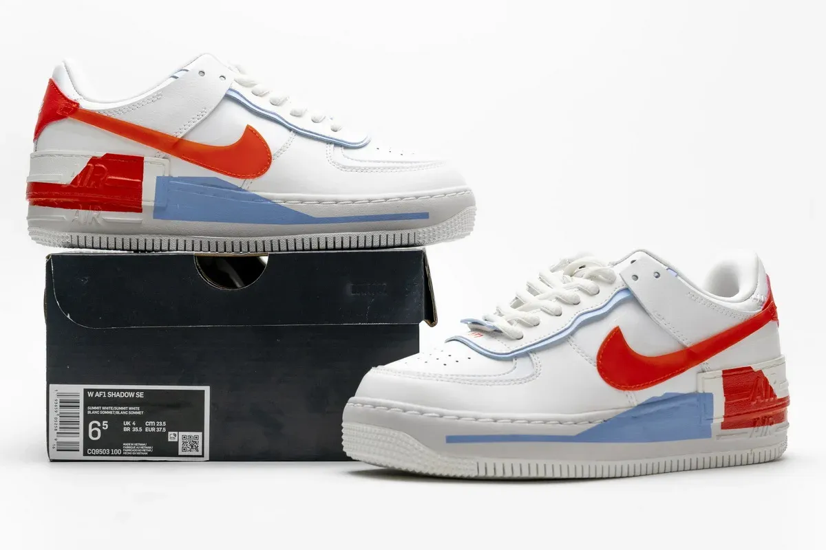 Air Force 1 Shadow Summit White Team Orange
