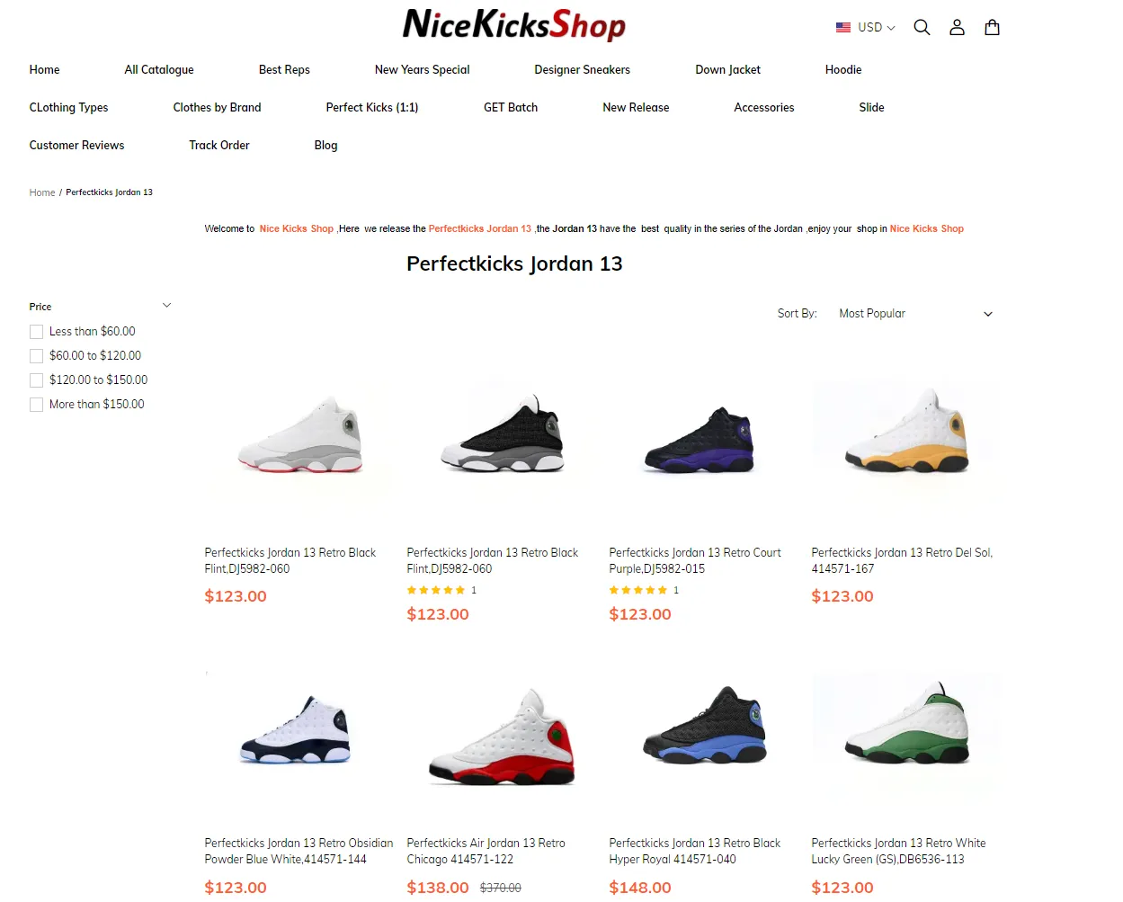 NiceKicksShop Jordan 13