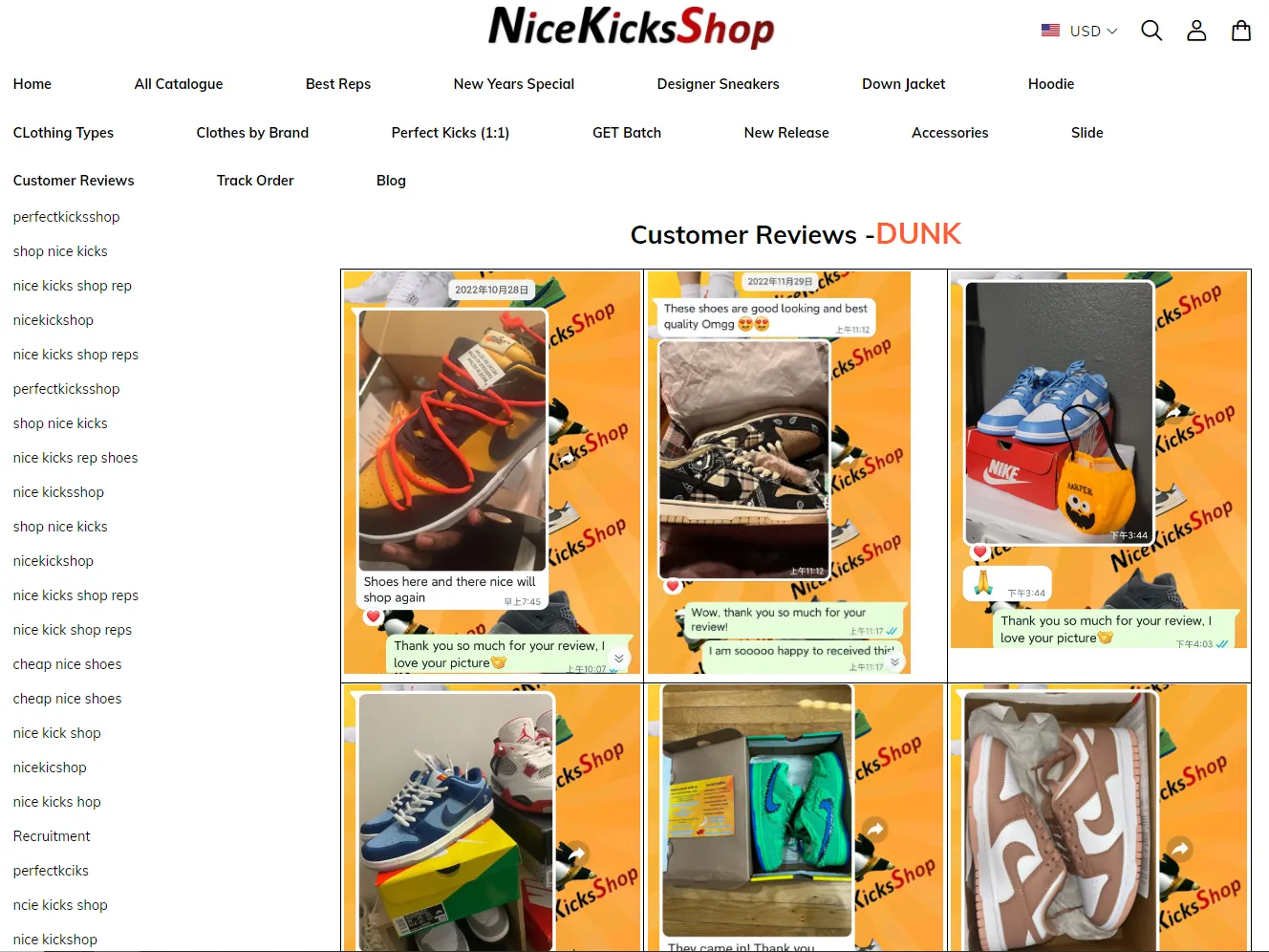 NiceKicksShop Dunk reviews