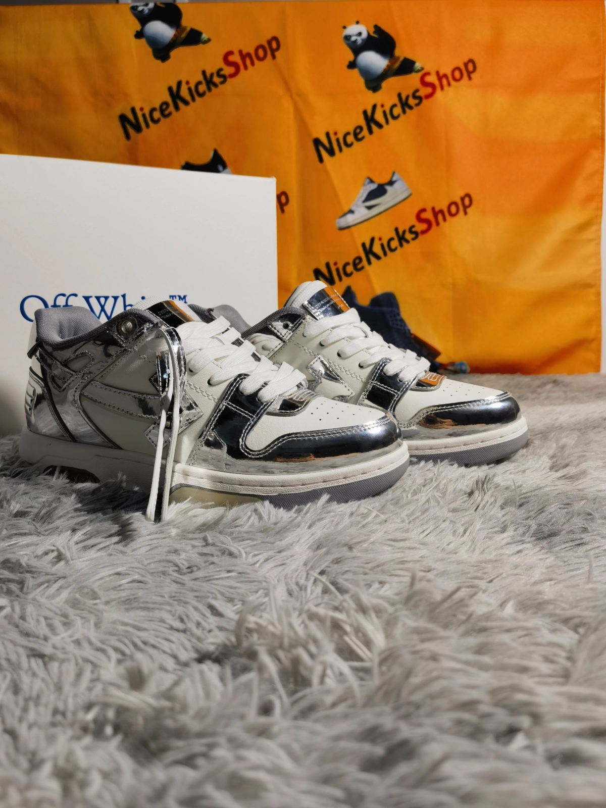 Off-White Out of Office 'White Silver'reps QC pics|nicekicksshop