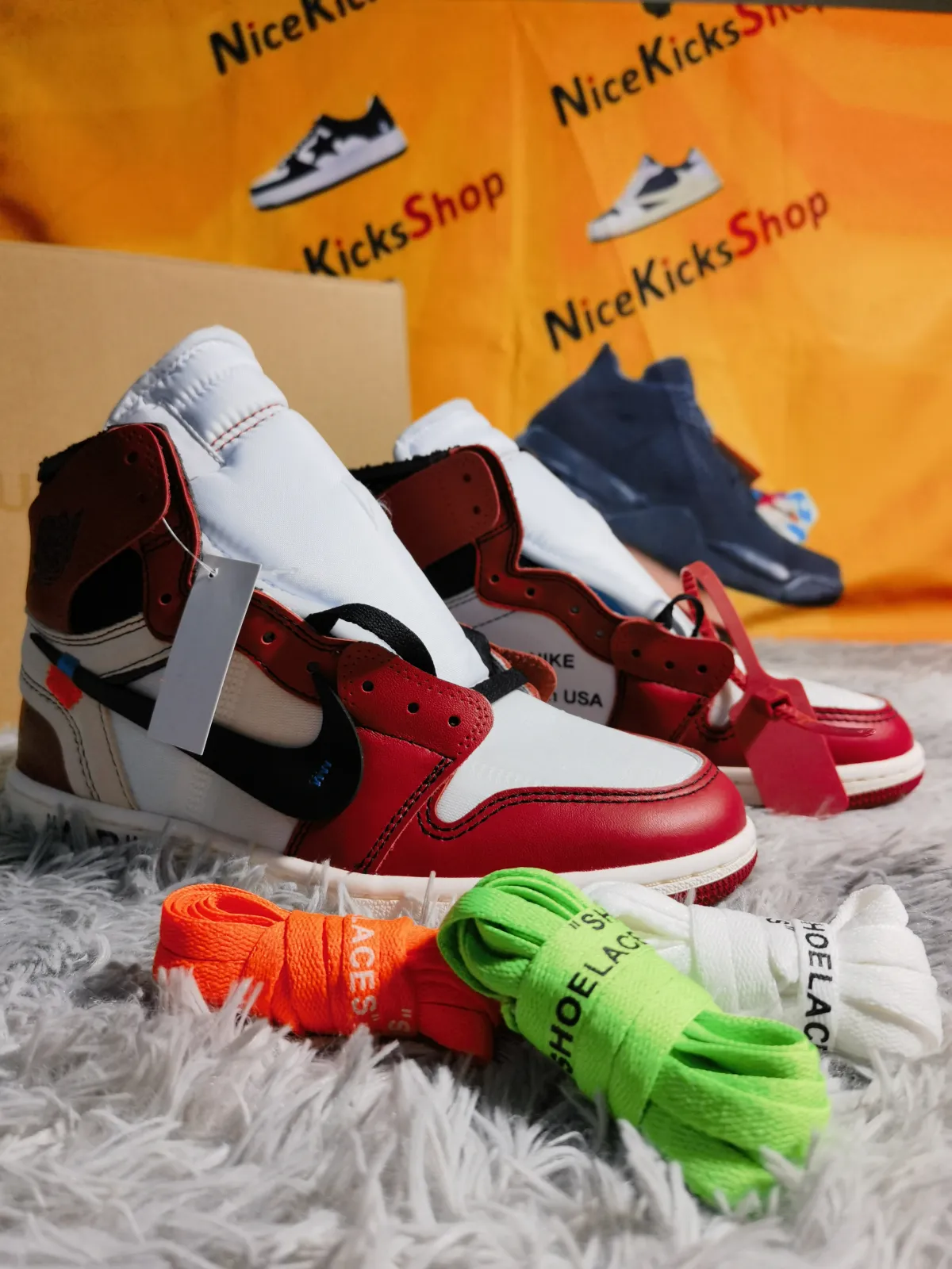 OFF-WHITE x Air Jordan 1 High OG “Chicago”——NiceKicksShop