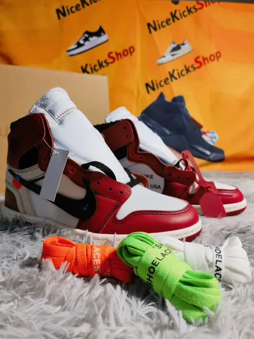 OFF-WHITE x Air Jordan 1 High OG “Chicago”——NiceKicksShop