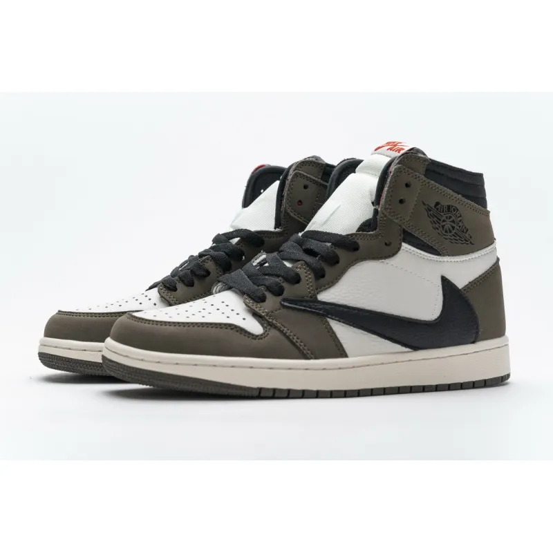 Giày Nike Air Jordan 1 Travis Scott Pk God Factory Giày Nike Air Jordan 1 Travis Scott Pk God Factory Sự kết hợp hoàn hảo giữa thương hiệu và nghệ thuật