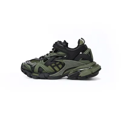 PKGOD Balenciaga Track 2 Sneaker Military Black 568614 W3AE1 2311 01