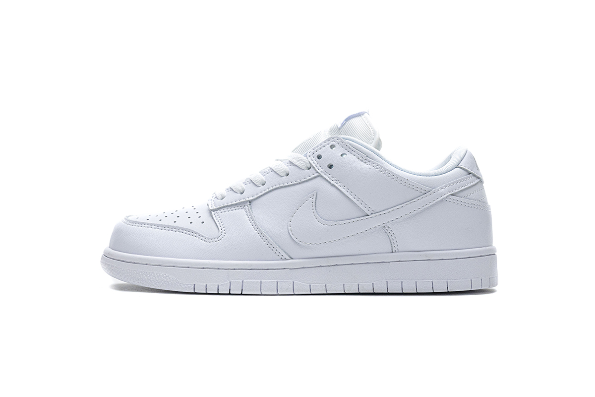 Nike SB Dunk Low Pro All White