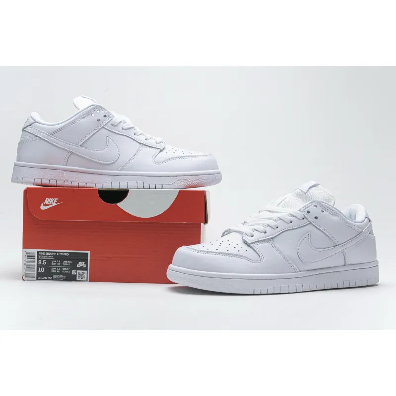 Nike SB Dunk Low Pro All White